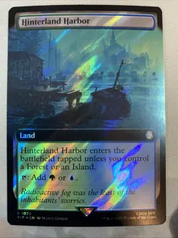 Hinterland Harbor (Extended Art) (Surge Foil) -Universes Beyond: Fallout - NM - Image 1