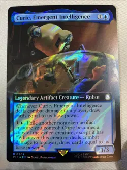 Curie, Emergent Intelligence (Extended Art) (Surge Foil) - NM - Image 1