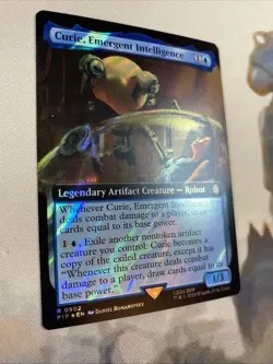 Curie, Emergent Intelligence (Extended Art) (Surge Foil) - NM - Image 4