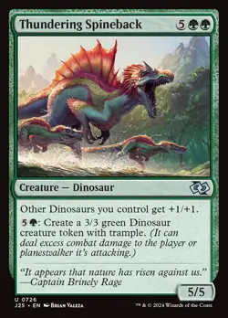MTG Thundering Spineback ** Foundations Jumpstart ** English (NM) - Image 1