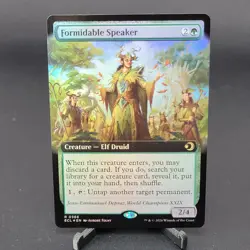 Formidable Speaker (Extended Art) Lorwyn Eclipsed Foil - Image 1