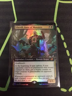 MTG Magic The Gathering Chevill, Bane Of Monsters Foil Ext Art Golgari Commander - Image 1