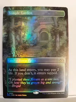 Temple Garden (Borderless) Lorwyn Eclipsed Foil - Image 1