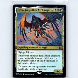 MTG Liesa, Forgotten Archangel #232 MID Innistrad: Midnight Hunt Foil R NM Magic - Image 1