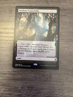 Magic the Gathering MTG Verdant Catacombs Zendikar Rising Expeditions Near Mint - Image 2
