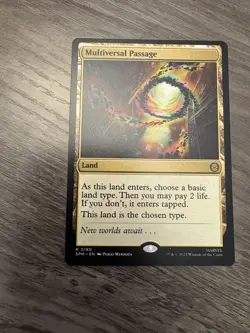 Magic the Gathering MTG Multiversal Passage Near Mint - Image 2