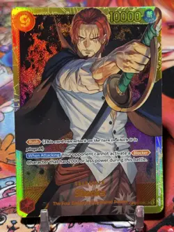 SHANKS - One Piece OP01-120 - SEC Secret Rare - Premium Booster The Best PRB01 - Image 1