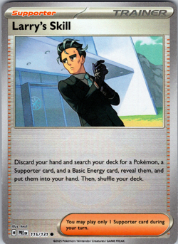 Larry’s Skill Pokeball 115/131 SV: Prismatic Evolutions Common - NM - Image 1