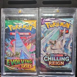 Pokemon TCG Evolving Skies & Chilling Reign Booster Pack SWSH English 820650808777 - Image 1