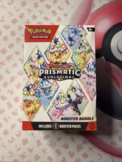 Pokemon TCG Prismatic Evolutions Booster Bundle Factory Sealed English - Image 1