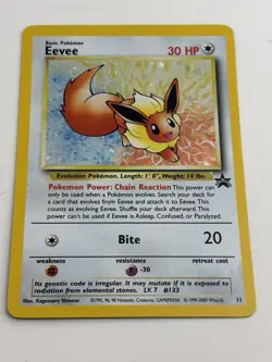 Eevee 11/53 Wotc Black Star Promo Holo Pokemon LP - Image 5