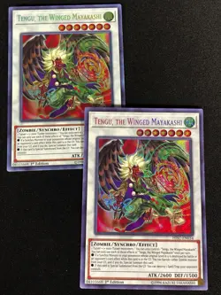 Yugioh Tengu The Winged Mayakashi HISU-EN034 1ST Secret x2 (NM) - Image 1