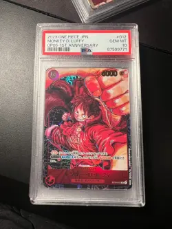 OP05 Monkey D. Luffy ST01-012 PSA 10 Japanese One Piece TCG PSA 10 - Image 1