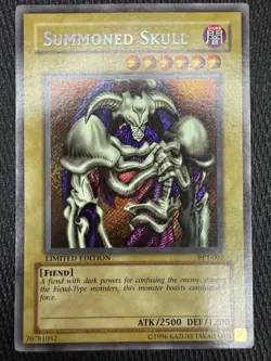 Summoned Skull BPT-002 Secret Rare Limited Edition Yu-Gi-Oh Promo - Image 1