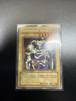 Yugioh Summoned Skull BPT-002 Secret Rare Limited Edition NM - Image 1
