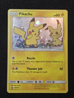 Pikachu - SM162 - Pokemon Sun & Moon Promo Holo Rare Card - Image 1