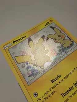 Pokemon Sun & Moon Promo Promo Foil Pikachu SM162 Trading Card NM - Image 4