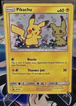 Pikachu - Sun and Moon - SM162 - Pokemon Card - Promo Holo - Image 1