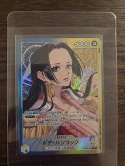 Boa Hancock Alt Art OP14-041 L The Azure Sea's Seven ONE PIECE Card Japanese NM - Image 3
