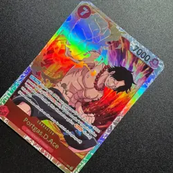 Portgas D Ace OP02-013 SR Two Legends - One Piece TCG Card English Near Mint - Image 2