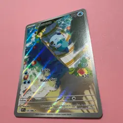 Oshawott 105/086 NM Holo Illustration Rare White Flare Pokemon Card English TCG - Image 5