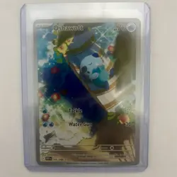 2025 Pokemon TCG SV White Flare WHT EN Oshawott Illustration Rare #105/086 (NM) - Image 1
