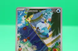 2025 Pokemon TCG SV White Flare WHT EN Oshawott Illustration Rare #105/086 (NM) - Image 2