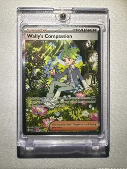 Wally’s Compassion 186/132 SIR Mega Evolution SPECIAL ILLUSTRATION RARE Pokemon - Image 1