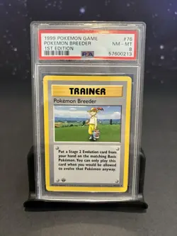 1999 Pokemon 1st Edition English Card-PSA 7 Trainer Energy Retrieval 81/102 - Image 3