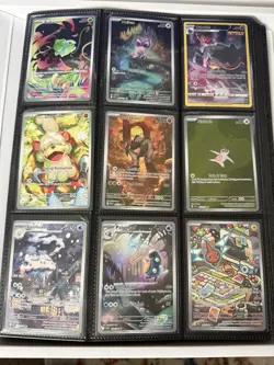 Pokemon TCG Binder Full of Pokemon Cards in English, Japanese, IRs, Holos NM - Image 2