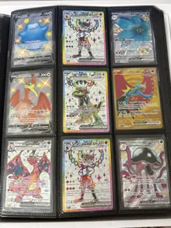 Pokemon TCG Binder Full of Pokemon Cards in English, Japanese, IRs, Holos NM - Image 4