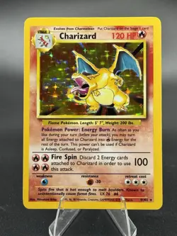 Charizard - 4/102 - Base Set Unlimited 1999 -WOTC - Holo Rare -VLP - Pokemon TCG - Image 1