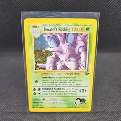 Giovanni's Nidoking (7/132) Holo Gym Challenge Pokemon Card TCG Vintage - Image 1