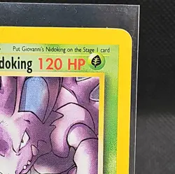 Giovanni's Nidoking (7/132) Holo Gym Challenge Pokemon Card TCG Vintage - Image 3