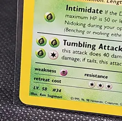 Giovanni's Nidoking (7/132) Holo Gym Challenge Pokemon Card TCG Vintage - Image 5