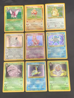 Vintage Holo Rare Pokemon Card Lot WOTC Era Collection MP/HP ERROR VENOMOTH READ - Image 1