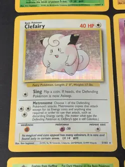 Vintage Holo Rare Pokemon Card Lot WOTC Era Collection MP/HP ERROR VENOMOTH READ - Image 5