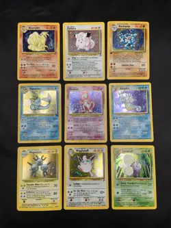 Vintage Pokemon Holo Rare Card Lot - WOTC Era Only Collection - 1999-2000 MP/HP - Image 1