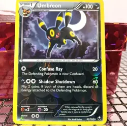 Umbreon 61/108 Dark Explorers Reverse Holo - Image 1