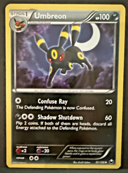 Umbreon 61/108 - Dark Explorers Black & White Rare Pokemon TCG - NM - Image 1