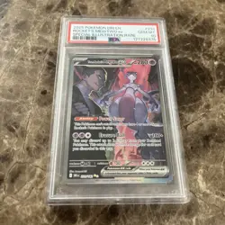 2025 Pokemon TCG Team Rocket’s Mewtwo EX 231/182 SIR Destined Rivals PSA 10 Gem - Image 1