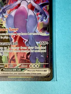 Pokemon TCG Destined Rivals Team Rockets Mewtwo EX Card 231/182 Possible PSA 10 - Image 4