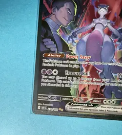 Pokemon TCG Destined Rivals Team Rockets Mewtwo EX Card 231/182 Possible PSA 10 - Image 5
