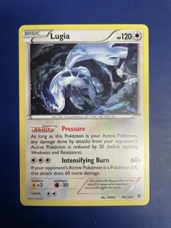 Pokemon TCG Lugia 78/124 Fates Collide Exclusive Cracked Ice Holo Rare - Image 1