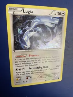 Pokemon TCG Lugia 78/124 Fates Collide Exclusive Cracked Ice Holo Rare - Image 3