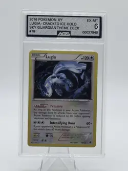 Pokemon XY Fates Collide 2016 Deck Excluding Lugia #78/124 Cracked Ice Holo Rare - Image 1