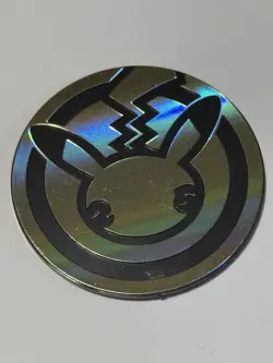 Celebrations 25th Anniversary Coin - Jumbo Silver Metallic Official Pokemon TCG - Image 1