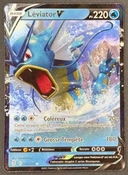 CARTE POKEMON LEVIATOR V 028/203 🇫🇷 FR 🇫🇷 EVOLUTION CELESTE - Image 1