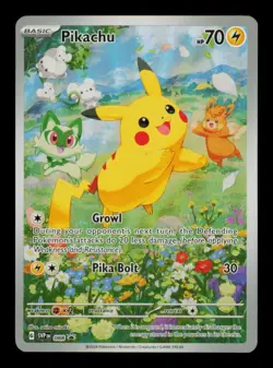 Pokemon Card Pikachu 088 SVP Black Star Promo Full Art NM IR 2024 - Image 1