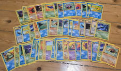 Lot de 48 cartes Pokemon set fossil FR edition 1 et 2 - Image 1